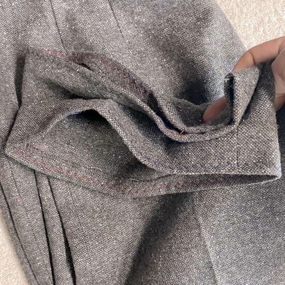 Pendleton Brown Wool Lambswool and Silk Blend Trousers Pants 14 - Picture 13 of 16